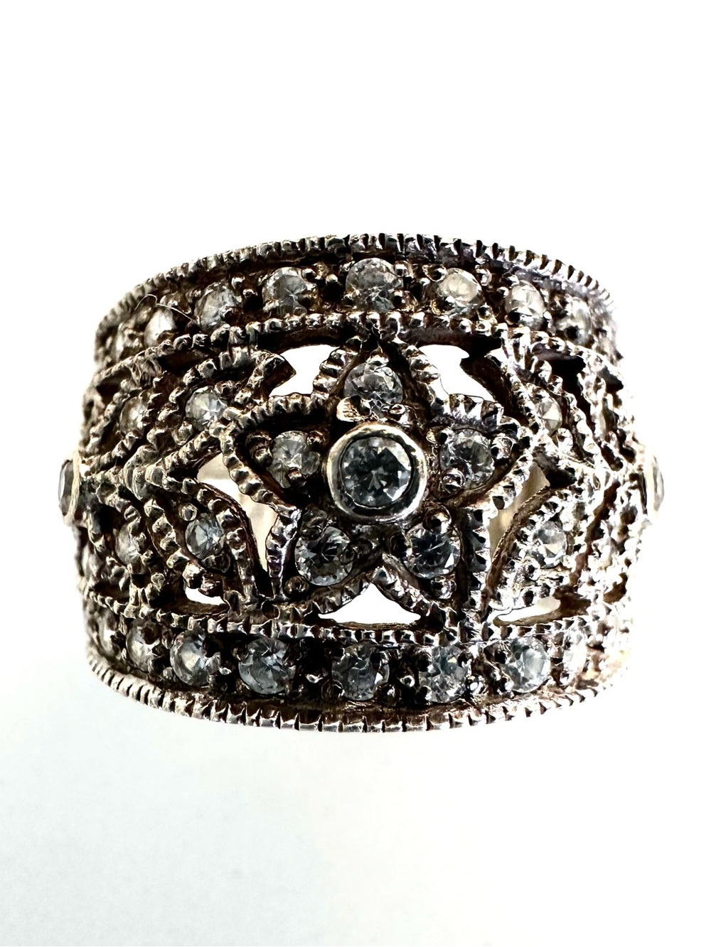 Vintage Agatha Cocktail Ring - Picture 3 of 5